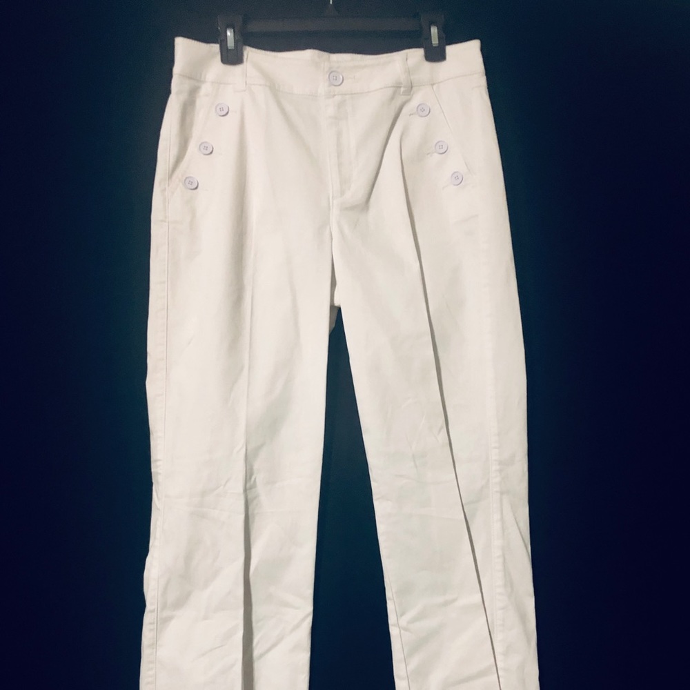 CAbi White Trouser